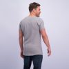 T-Shirt Diepe V Hals Stretch Grijs 6-pack-289