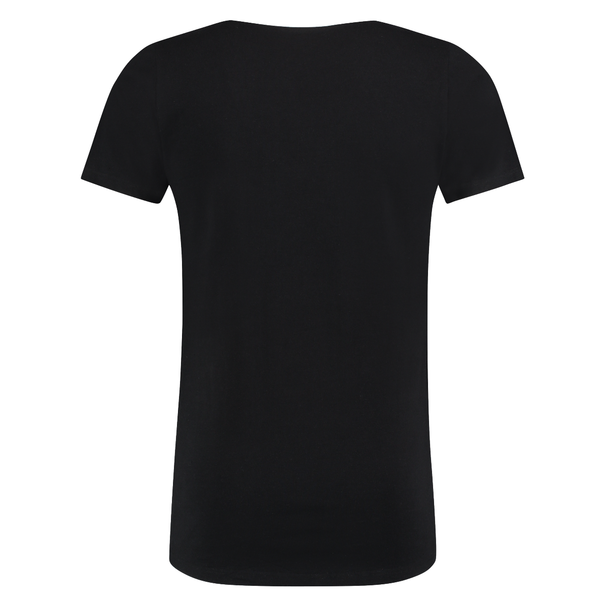 T-shirt Diepe V Hals Stretch Zwart 6-pack -239