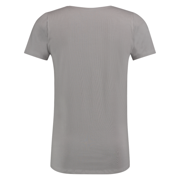 T-Shirt Normale V Hals Stretch Grijs 6-pack-231