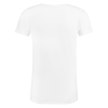 T-Shirt Normale V Hals Stretch Wit 8-pack-608
