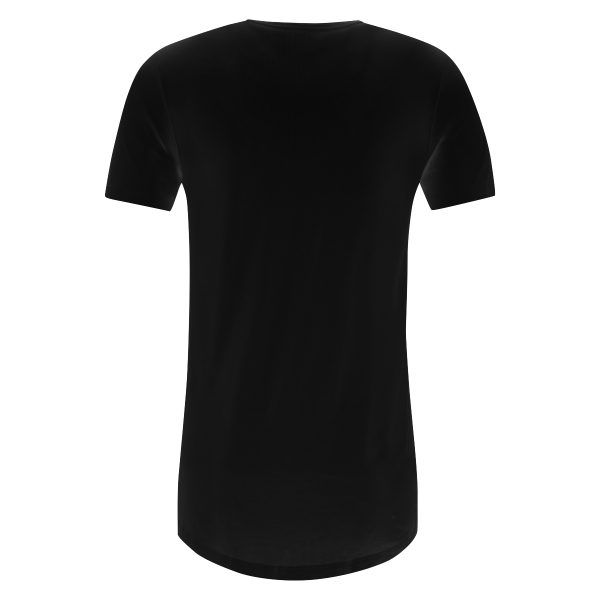 T-Shirt Ronde Hals Stretch Zwart 10-pack -1742