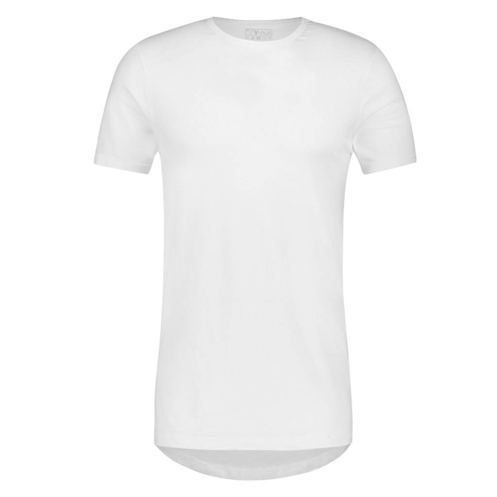 T-Shirt Ronde Hals Dry Comfort Wit 8-pack-0